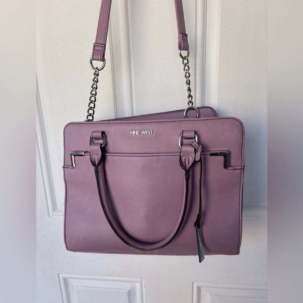 Nine West Dusty Rose Shoulder Bag Organizer Purse